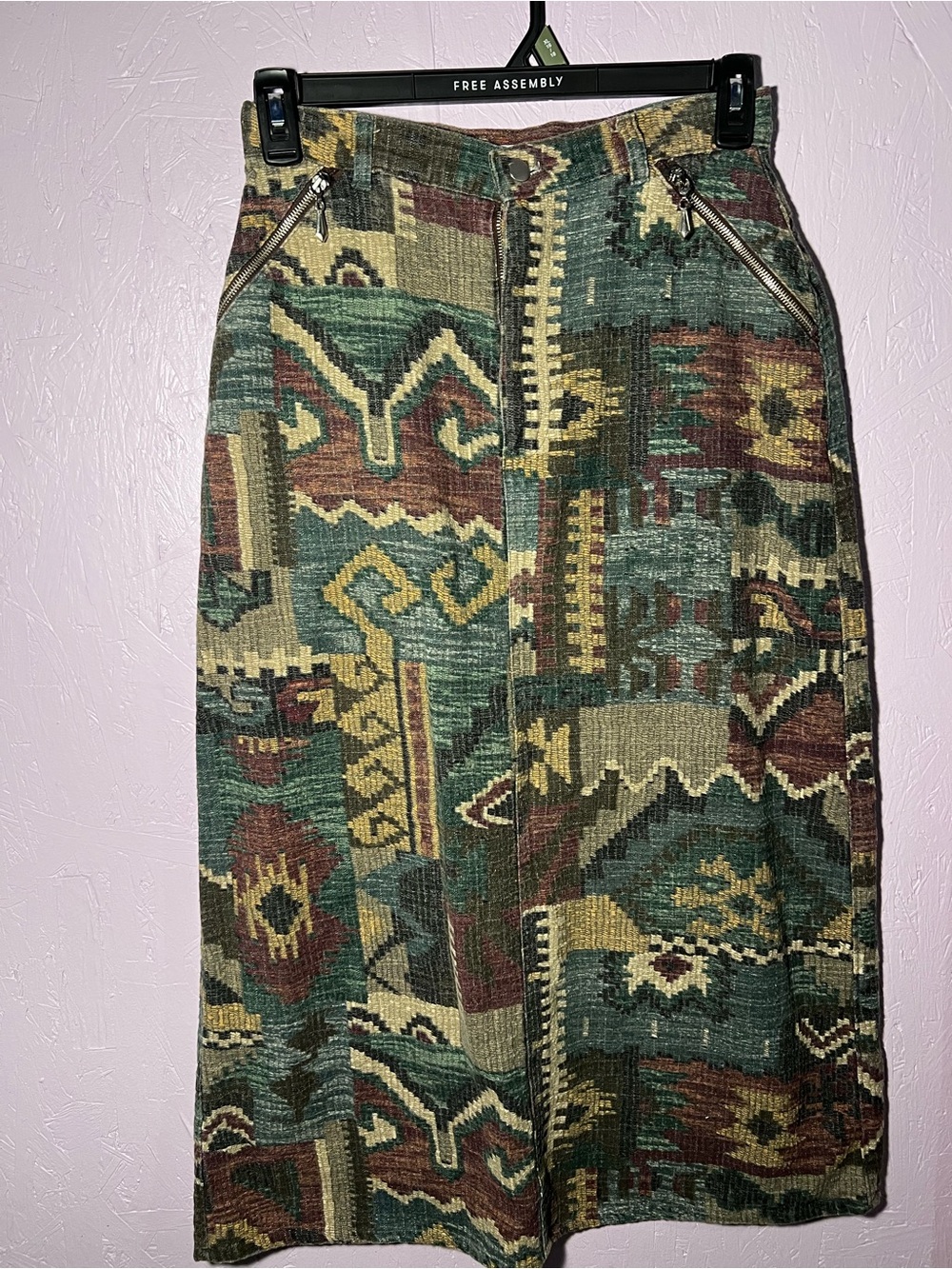 100% cotton vintage, gotcha covered western Midi Skirt